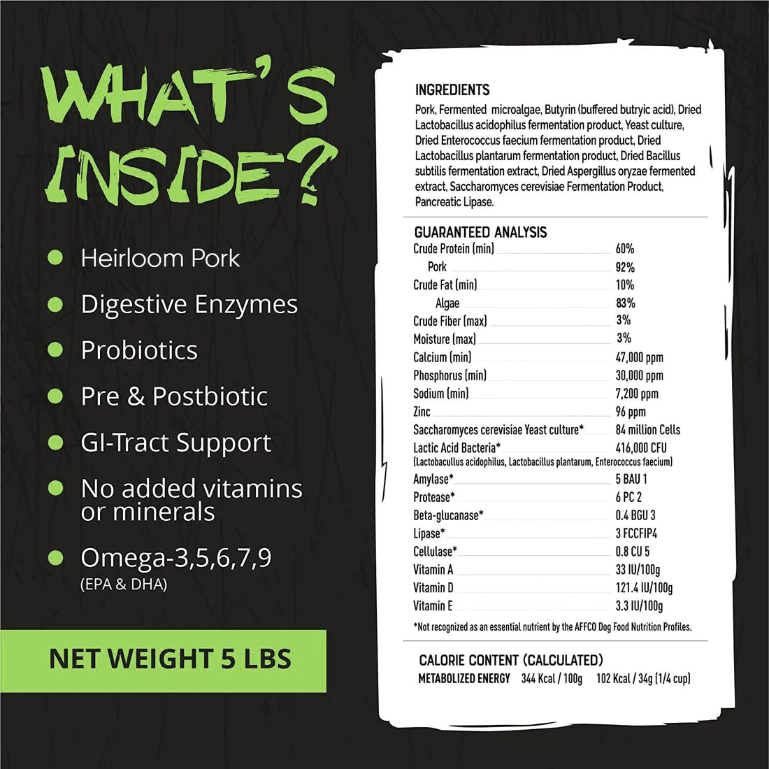 Pork-Origins 5-in-1 Dog Supplement