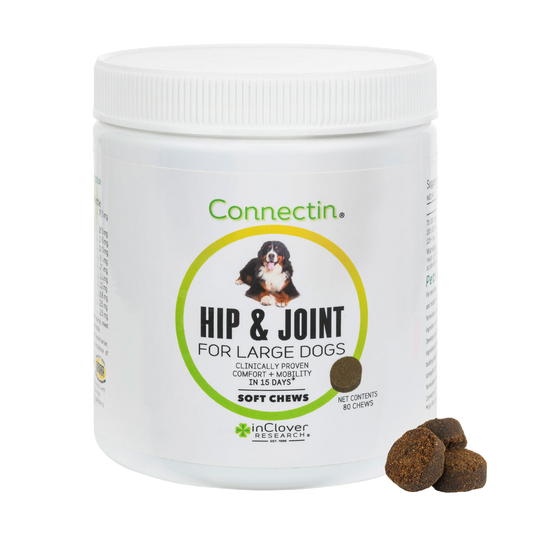 InClover Canine Large Dog Connectin Hip & Joint Supplement, Soft Chews 80 ct
