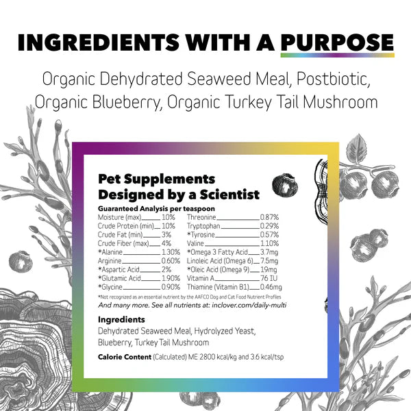 Daily Multi – Multivitamin Supplement for Dogs + Cats
