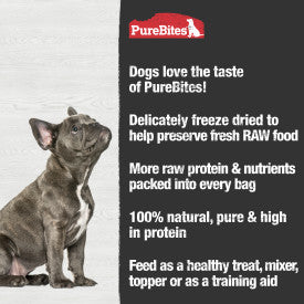 PureBites Freeze Dried Dog Treats, Chicken, 3oz