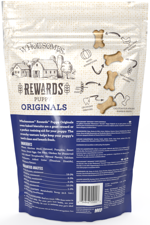 Wholesomes Rewards Puppy Originals Biscuits 2 LBS