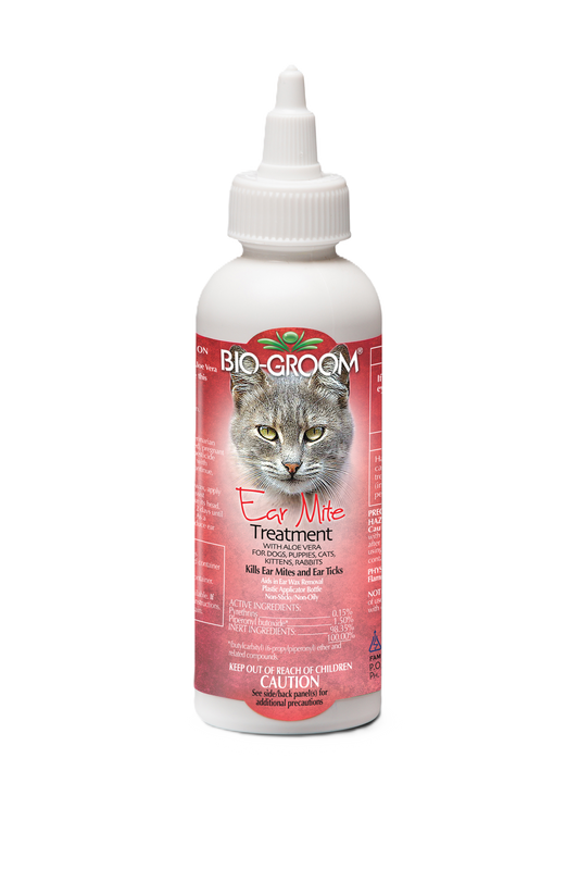 Ear Mite Treatment With Soothing Aloe Vera