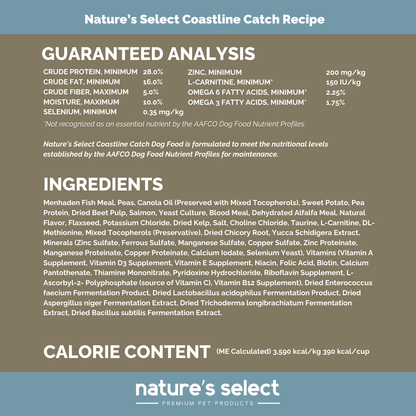 Select Coastline Catch Recipe - Grain Free White Fish