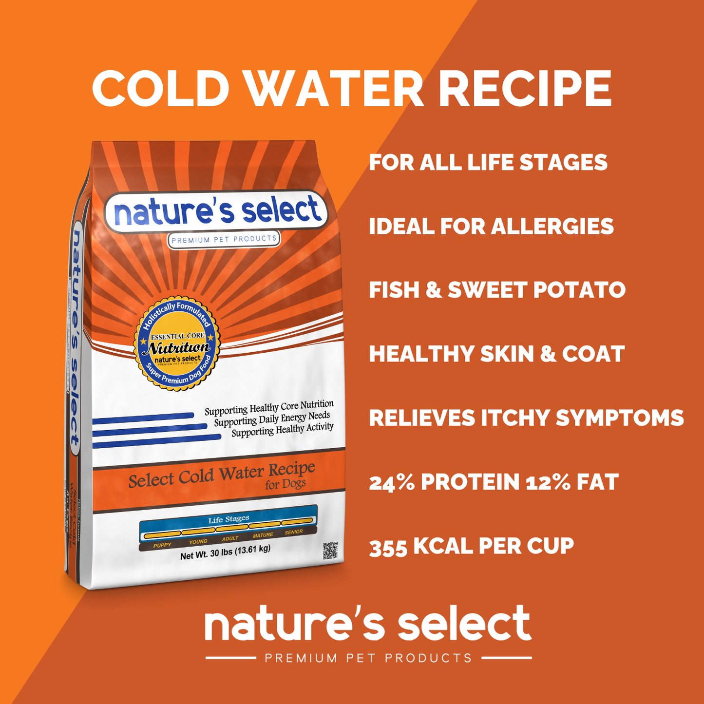 Select Cold Water Recipe - White Fish & Sweet Potato