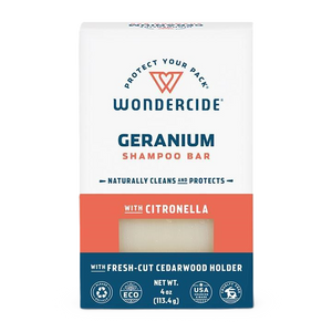 Wondercide Geranium Shampoo Bar for Dogs + Cats