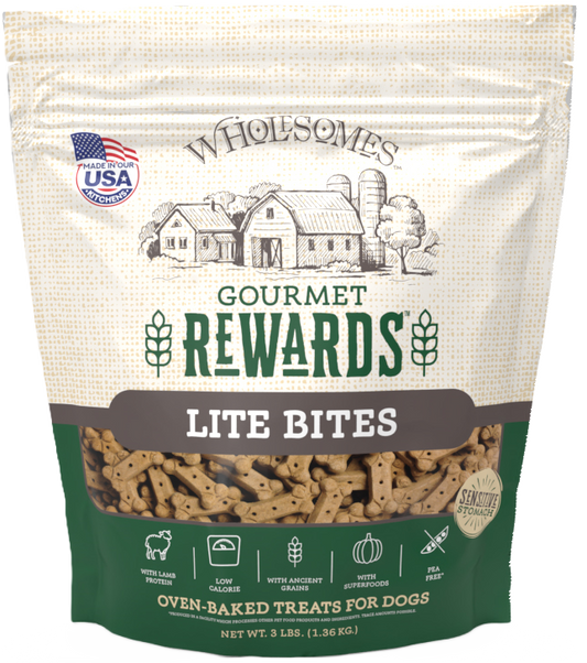 Wholesomes Gourmet Rewards Lite Bites Biscuit 3LBS