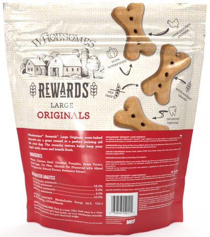 Wholesomes Rewards Originals Biscuit 3 LBS