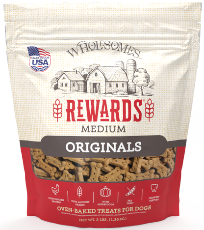 Wholesomes Rewards Originals Biscuit 3 LBS