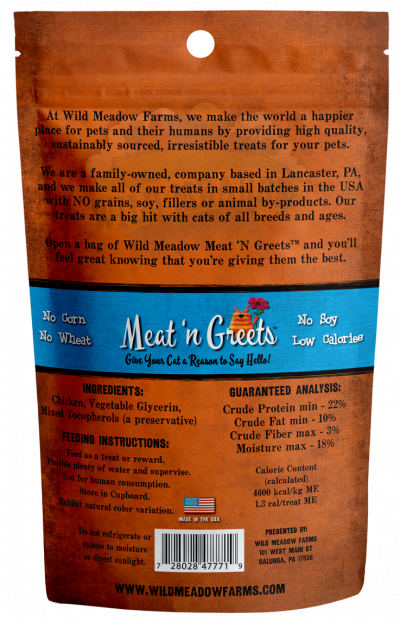 WMF Meat 'N Greets - Cat Treats 2oz