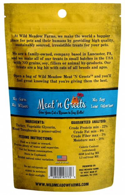 WMF Meat 'N Greets - Cat Treats 2oz