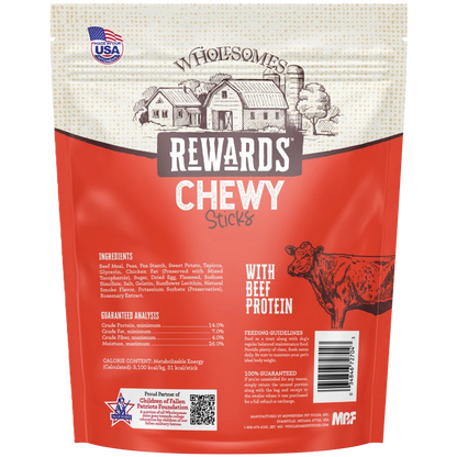 Rewards Chewy Beef Sticks 25 oz. ( Tanks)