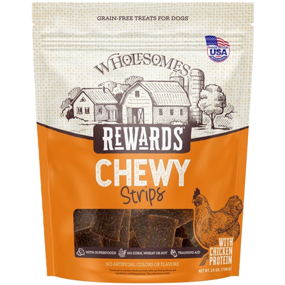 Rewards Chewy Chicken Strips 25 oz (Heidi's)