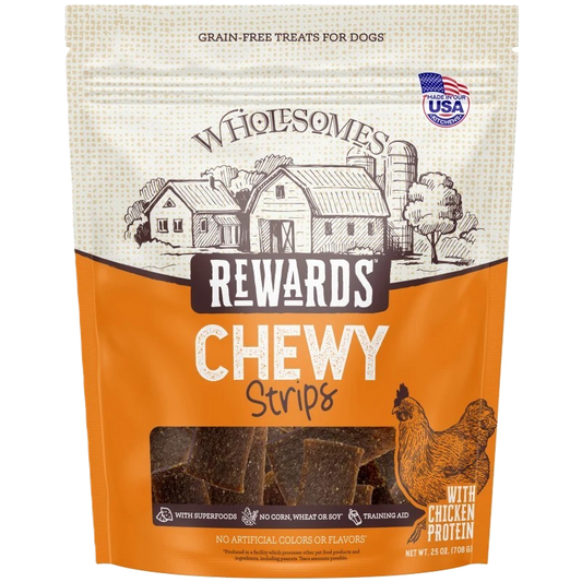 Rewards Chewy Chicken Strips 25 oz (Heidi's)