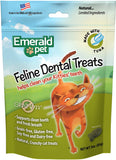 Emerald Pet Dental Crunchy Natural Grain Free Cat Treats, Made in USA 3oz