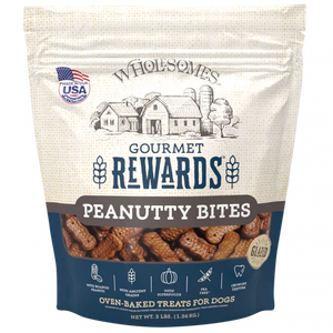 Wholesomes Gourmet Rewards Peanutty Bites 3 LBS