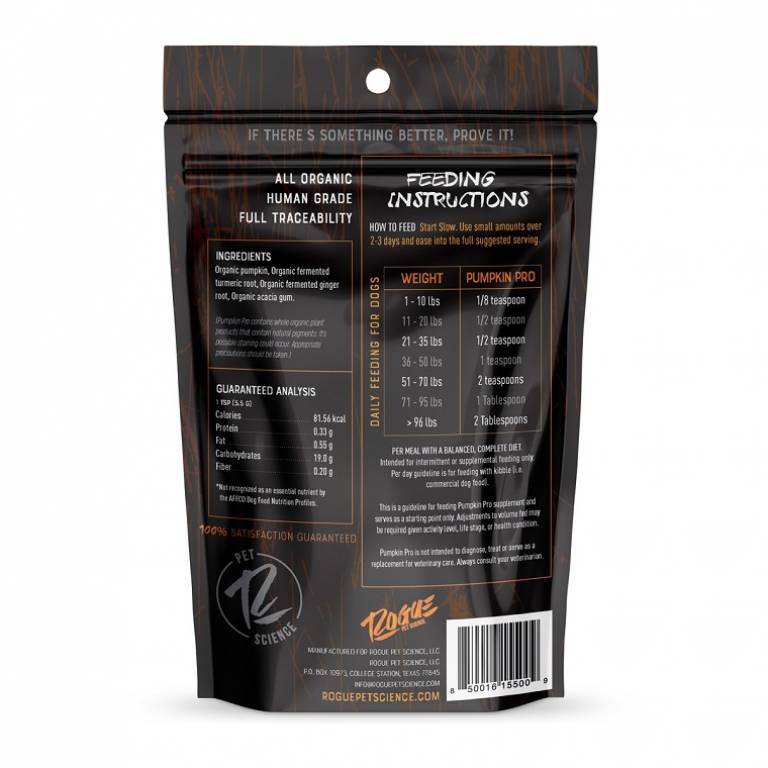 Pumpkin Pro 5.25oz bag